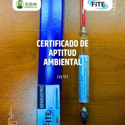 Certificado de Aptitud Ambiental para Fite Termometros